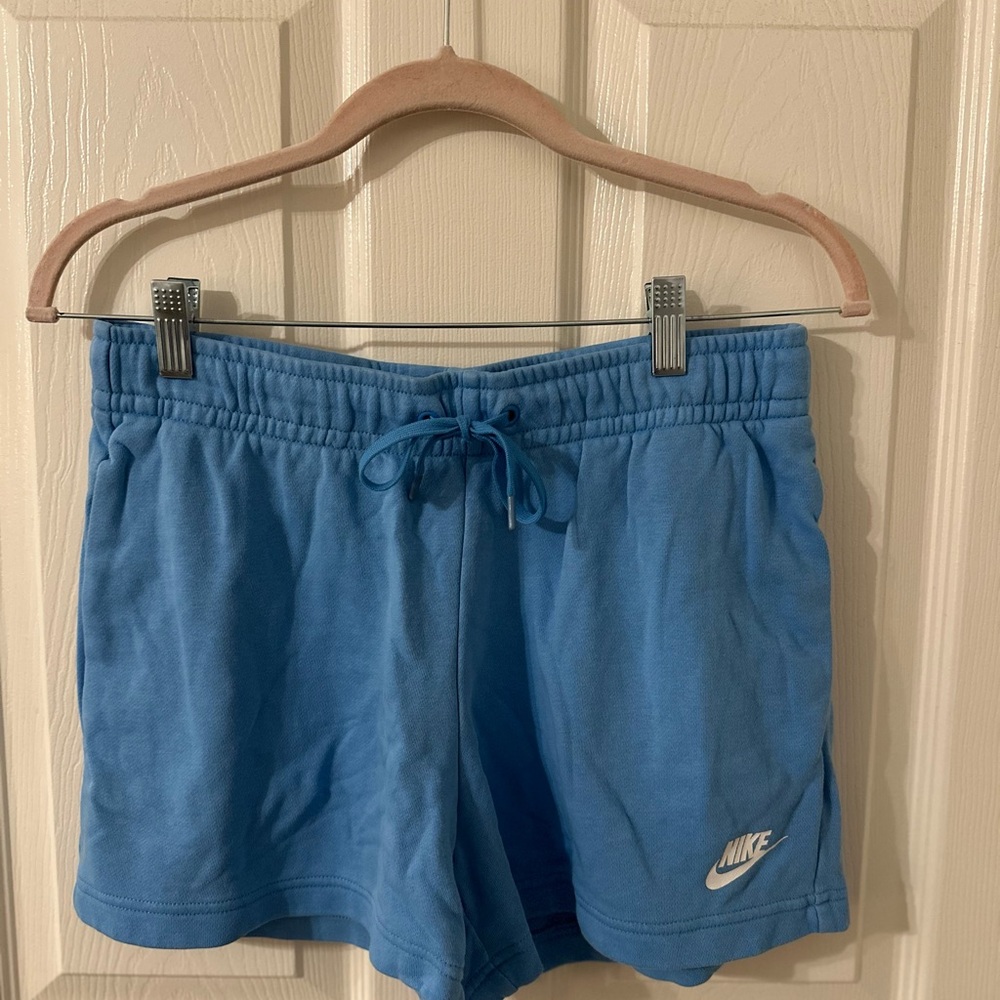Nike Women's Athletic Shorts in Sky Blue